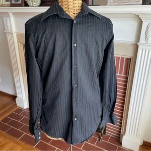 Versace black business fit Formal Shirt 15/38